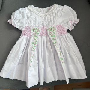 Cecil and Lou Baby Girls 3M smocked embroidery dress